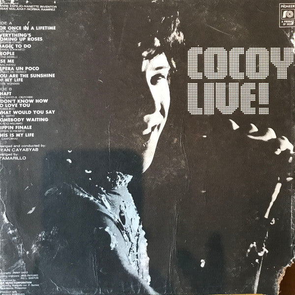 Victor Laurel* - Cocoy Live! (LP)