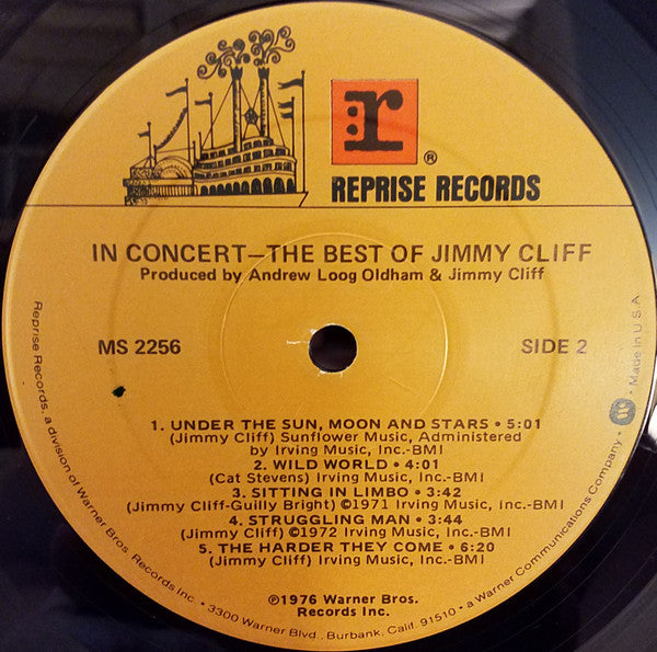 Jimmy Cliff - In Concert - The Best Of Jimmy Cliff (LP, Album, Win)