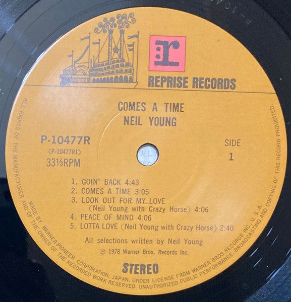 Neil Young - Comes A Time (LP, Album)