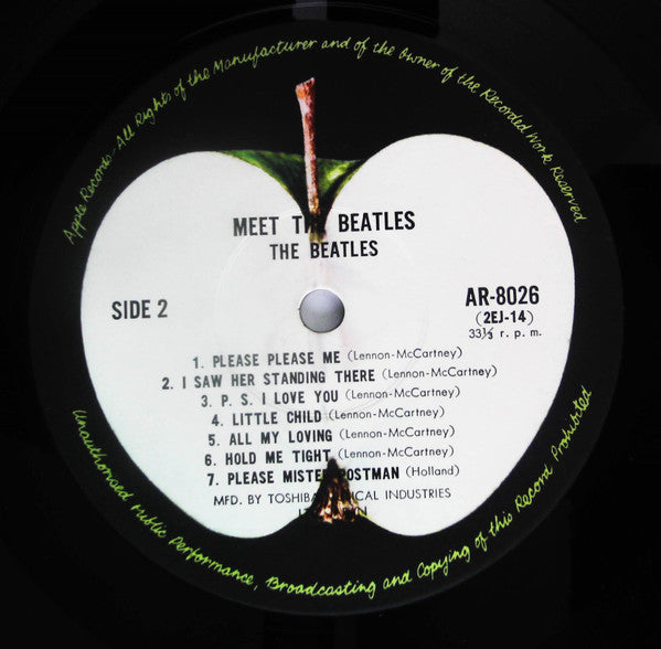 The Beatles - Meet The Beatles! (LP, Album, RE)