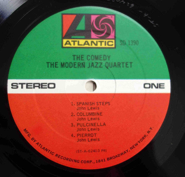 The Modern Jazz Quartet - The Comedy (LP, Album, RP, Gat)