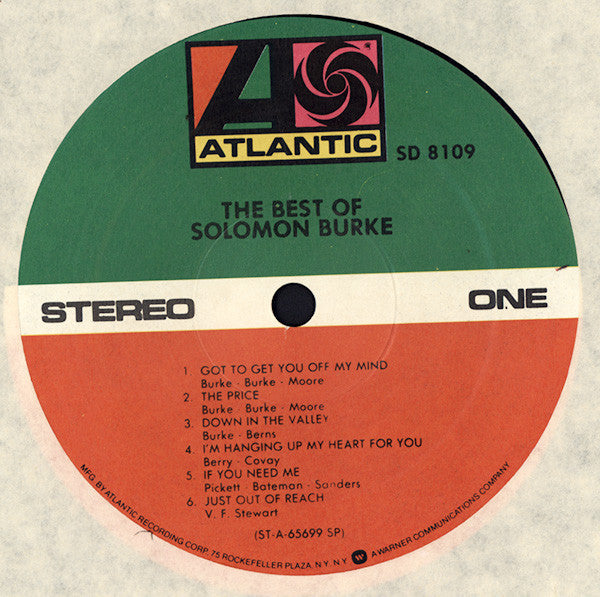 Solomon Burke - The Best Of Solomon Burke (LP, Comp, RE)