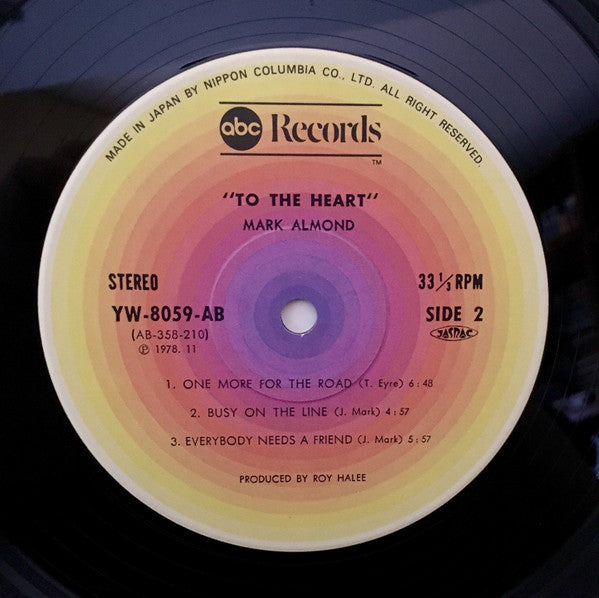 Mark-Almond - To The Heart (LP, Album, Ltd)