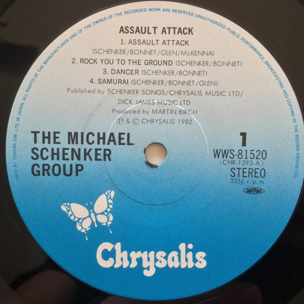 The Michael Schenker Group - Assault Attack (LP, Album, Ltd, Ini)