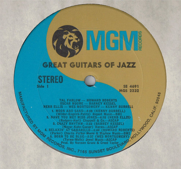 Various - Great Guitars Of Jazz (LP, Album, Comp)