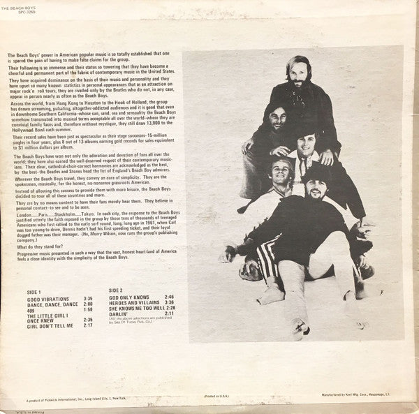 The Beach Boys - Good Vibrations (LP, Comp)