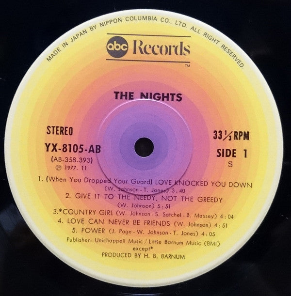 The Nights - The Nights (LP, Album)