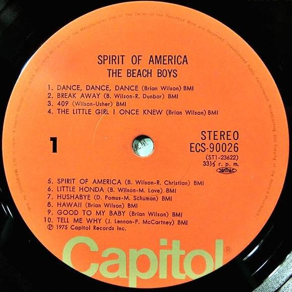 The Beach Boys - Spirit Of America  (LP, Comp)