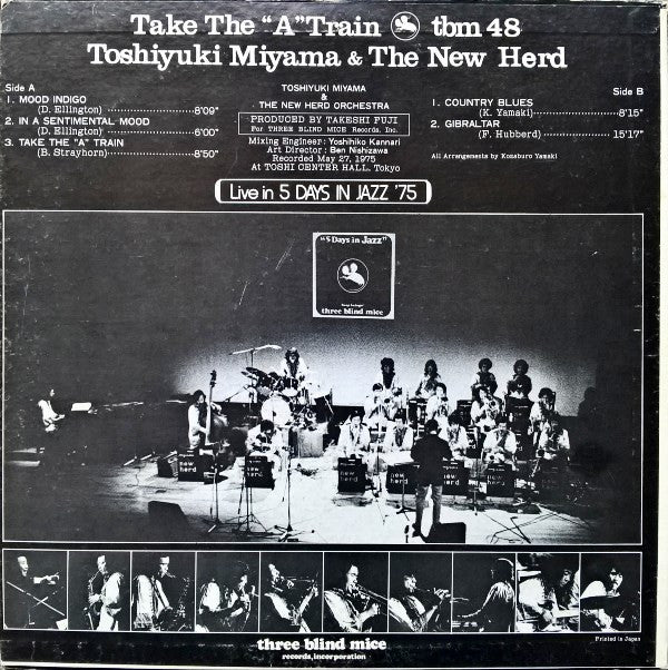 Toshiyuki Miyama & The New Herd - Take The ""A"" Train (LP, Album)