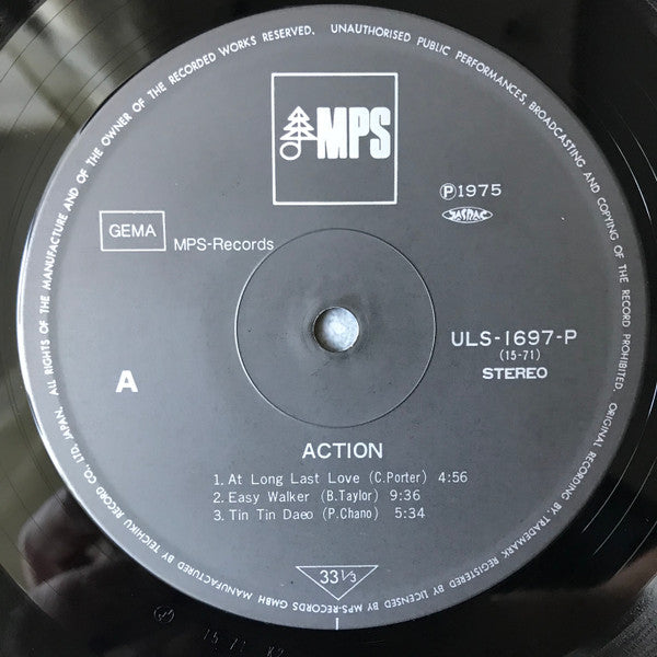 Oscar Peterson - Action (LP, Album, Ltd, RE)