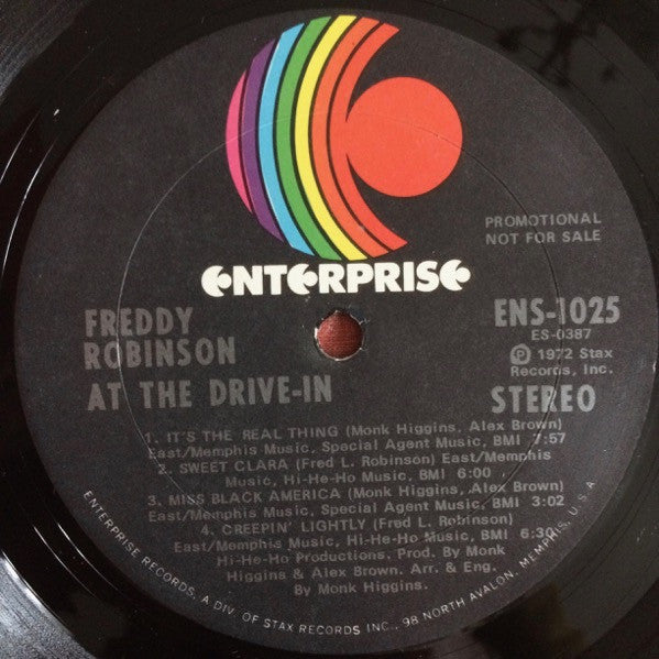 Freddy Robinson* - At The Drive-In (LP, Album, Promo)