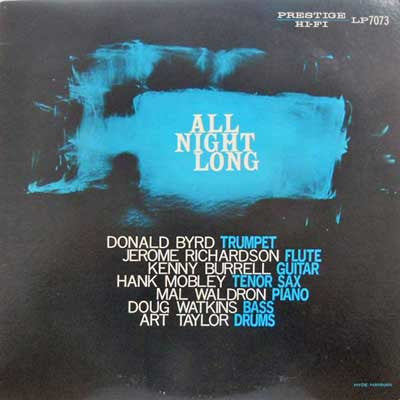 The Prestige All Stars - All Night Long (LP, Album, Mono, M/Print, RE)