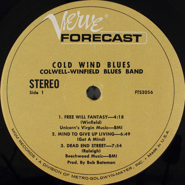 Colwell-Winfield Blues Band - Cold Wind Blues (LP, Album, MGM)