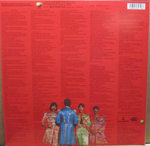 The Beatles - Sgt. Pepper's Lonely Hearts Club Band(LP, Album, RE, RM)