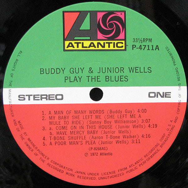 Buddy Guy & Junior Wells - Play The Blues (LP, Album, Ltd, RE)