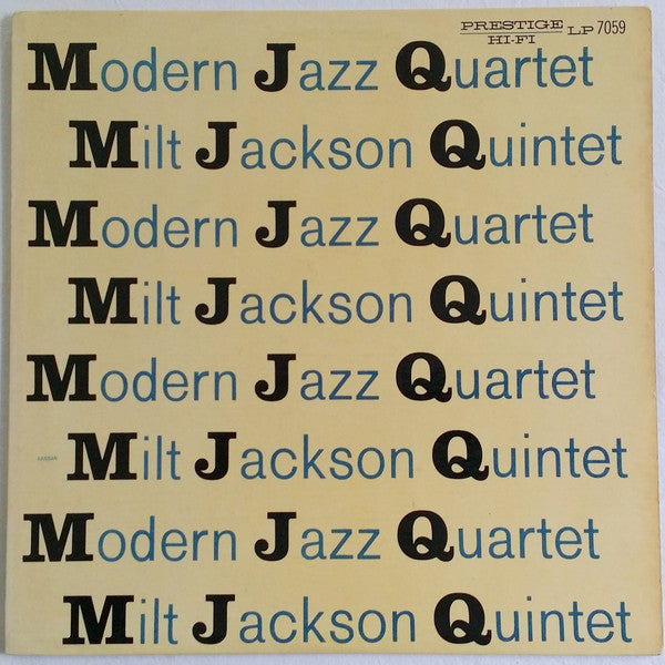 The Modern Jazz Quartet - M J Q(LP, Comp, Mono, RM, Dee)