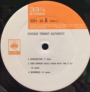Chicago (2) - Chicago Transit Authority(2xLP, Album, RE, Gat)