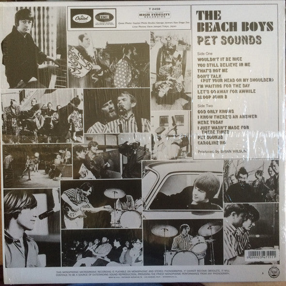 The Beach Boys - Pet Sounds (LP, Album, Mono, RE, 180)