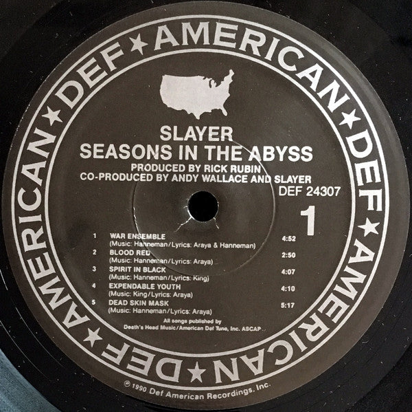 Slayer - Seasons In The Abyss (LP, Album)