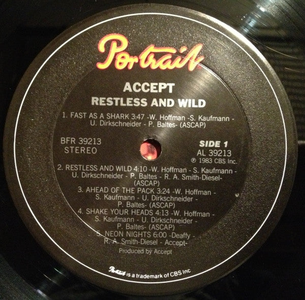 Accept - Restless & Wild (LP, Album)