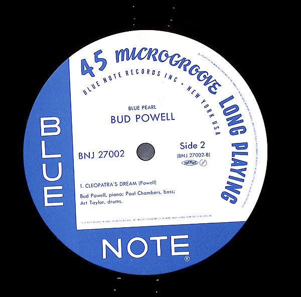 Bud Powell - Blue Pearl (12"", Single, Ltd)