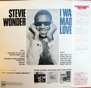 Stevie Wonder - I Was Made To Love Her (LP, Album, RE)