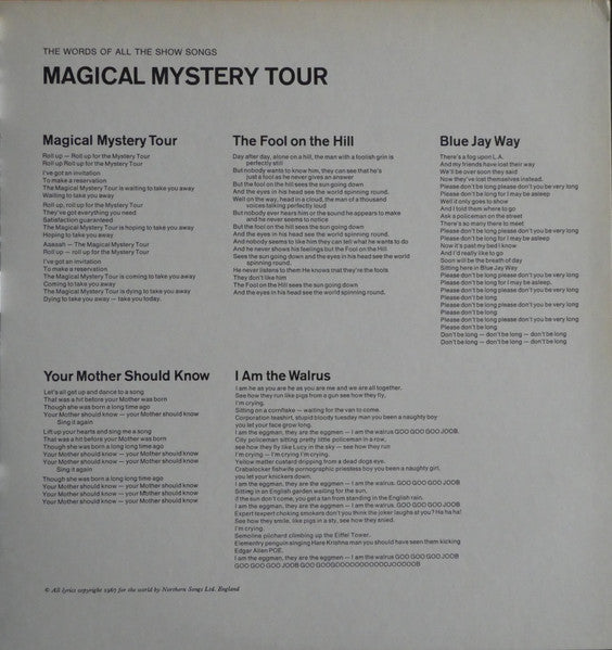 The Beatles - Magical Mystery Tour (LP, Album, RE, Win)