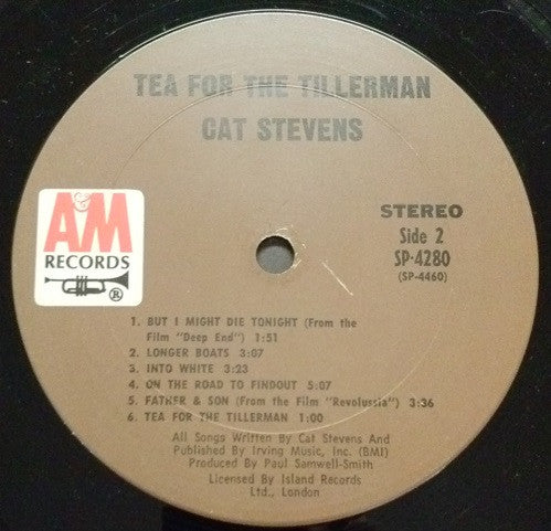 Cat Stevens - Tea For The Tillerman (LP, Album, Pit)