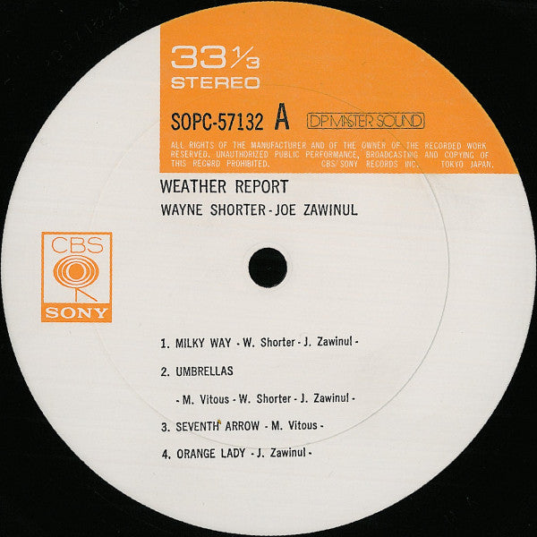 Weather Report - Weather Report (LP, Album)