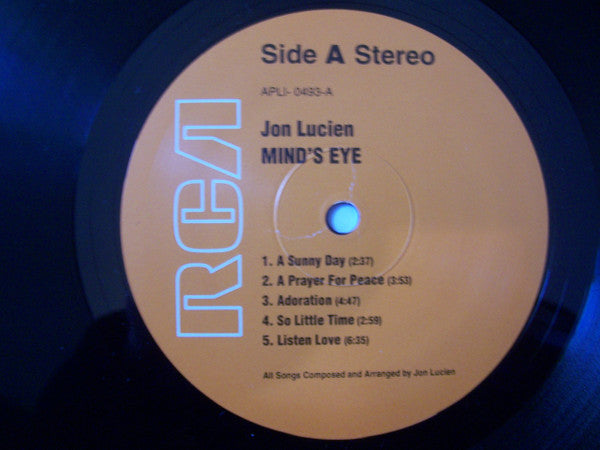 Jon Lucien - Mind's Eye (LP, Album, RE)