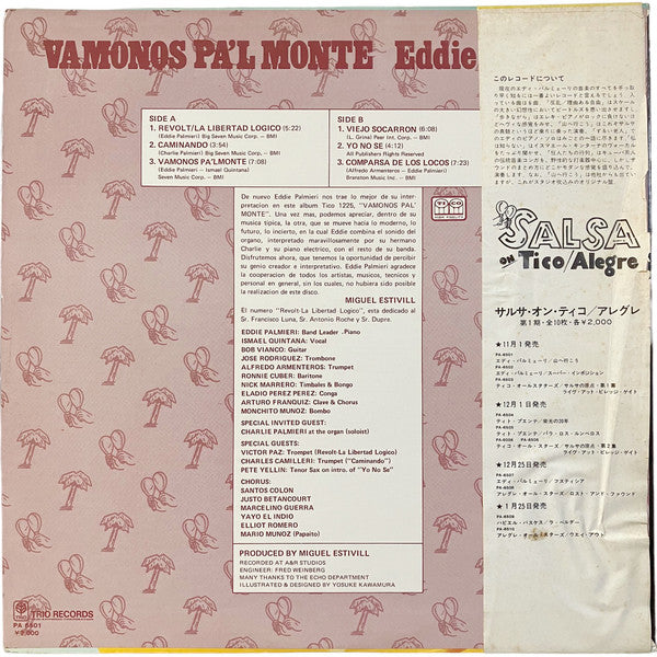 Eddie Palmieri - Vamonos Pa'l Monte (LP, Album)
