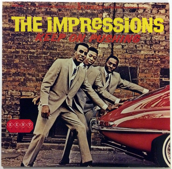 The Impressions - Keep On Pushing (LP, Album, RE)