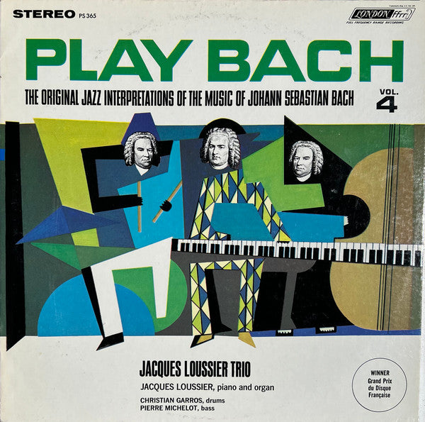 Jacques Loussier Trio - Play Bach No. 4 (LP, Album)