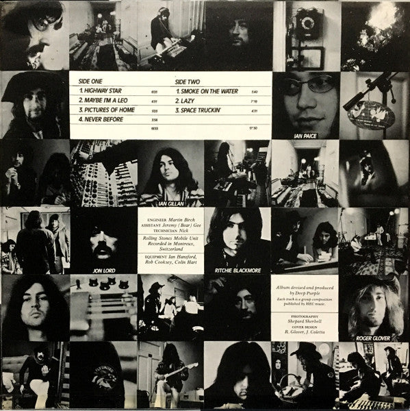 Deep Purple - Machine Head (LP, Album, 1st)