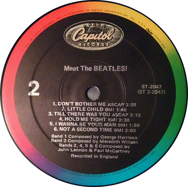 The Beatles - Meet The Beatles! (LP, Album, RP, Rai)