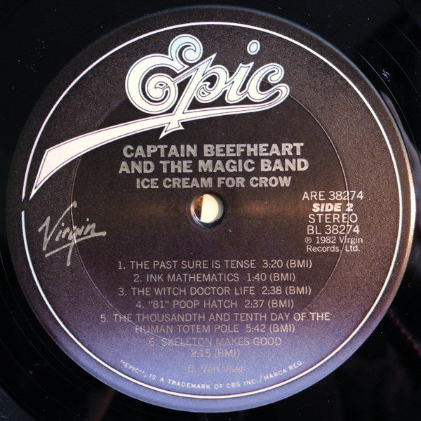 Captain Beefheart - Ice Cream For Crow(LP, Album, Ter)