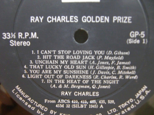 Ray Charles - Golden Prize (LP, Comp, Gat)