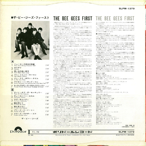 The Bee Gees* - The Bee Gees First (LP, Album)