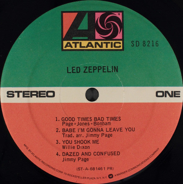 Led Zeppelin - Led Zeppelin (LP, Album, RE, PR )