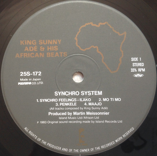 King Sunny Ade & His African Beats - Synchro System = シンクロ・システム(LP,...