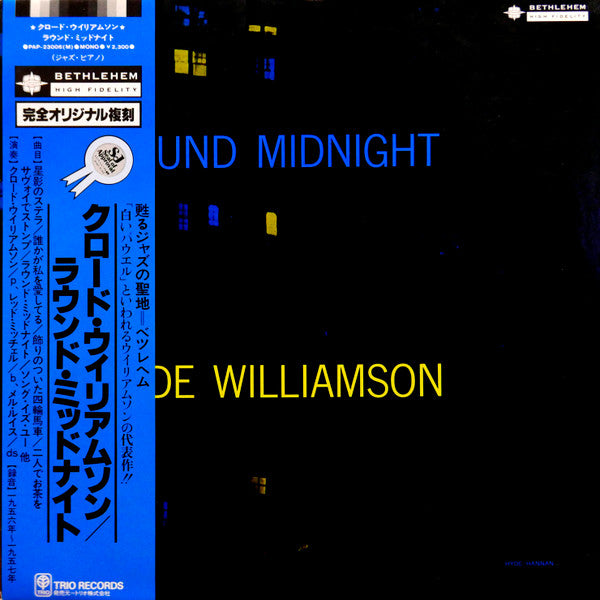 Claude Williamson's Trio* - 'Round Midnight (LP, Album, Mono, RE)