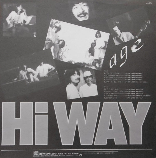 Hi-Way (3) - Age (LP, Album)