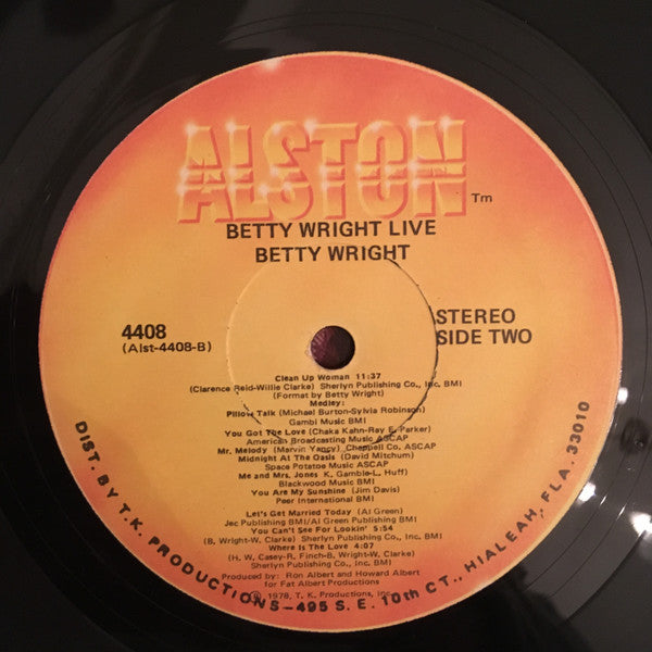 Betty Wright - Betty Wright Live (LP, Album)