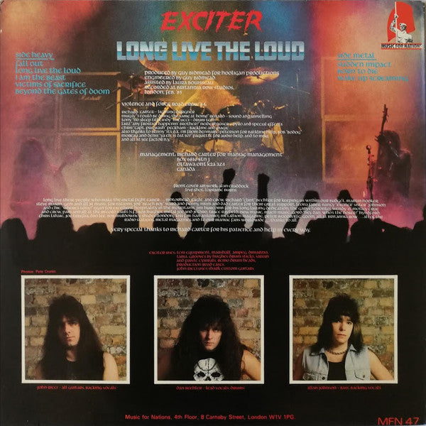 Exciter - Long Live The Loud (LP, Album)