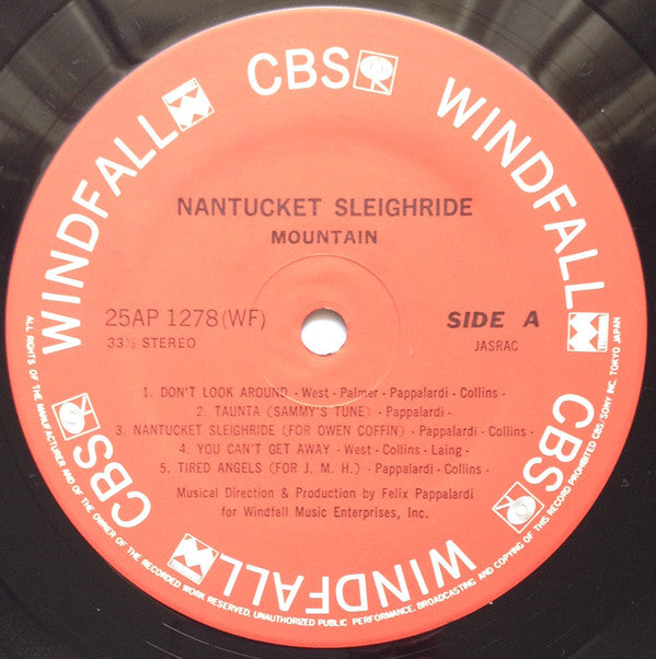 Mountain - Nantucket Sleighride (LP, Album, RE)