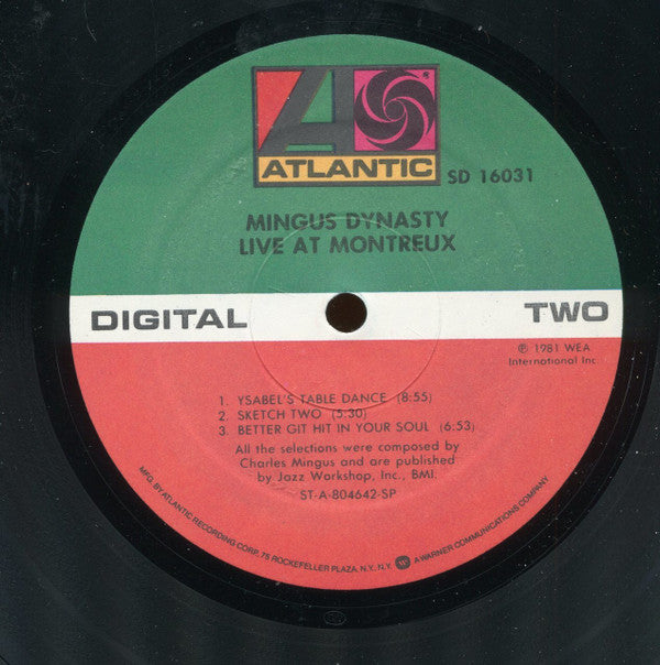 Mingus Dynasty - Live At Montreux (LP, Album)