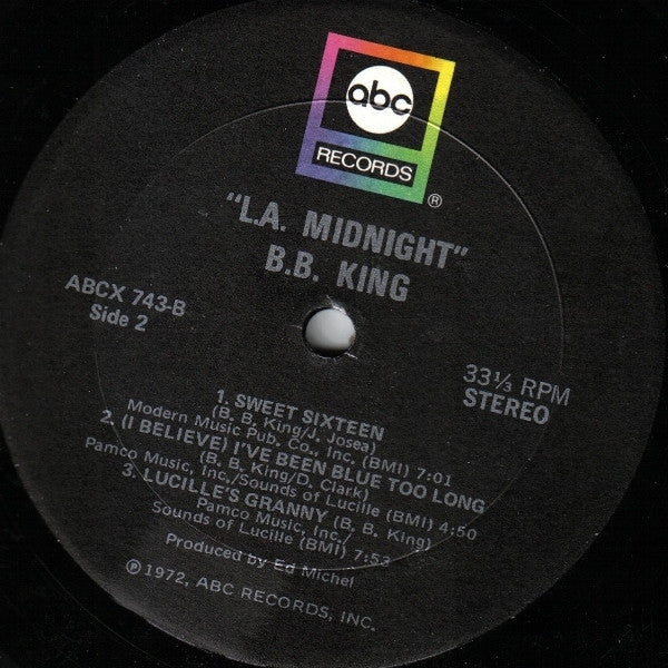 B.B. King - L.A. Midnight (LP, Album)