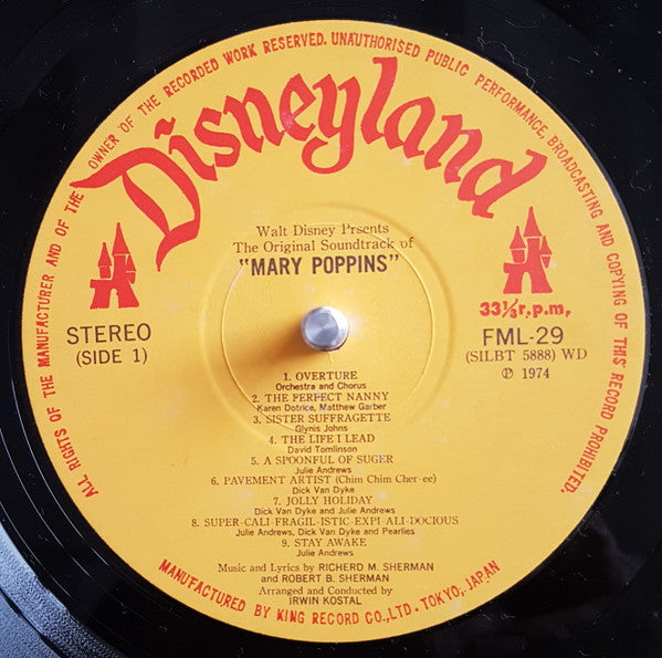 Various - Walt Disney's Mary Poppins (Original Cast Soundtrack)(LP,...