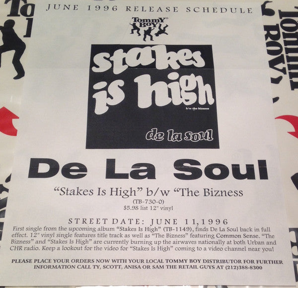 De La Soul - Stakes Is High (12"")