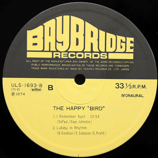 Charlie Parker - The Happy ""Bird"" (LP, RE)